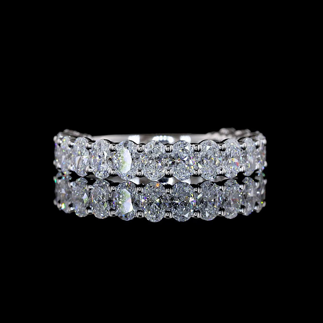 14kt White Gold Lab Diamond Eternity Band