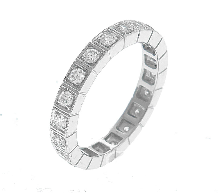 18kt White Gold Diamond Eternity Band