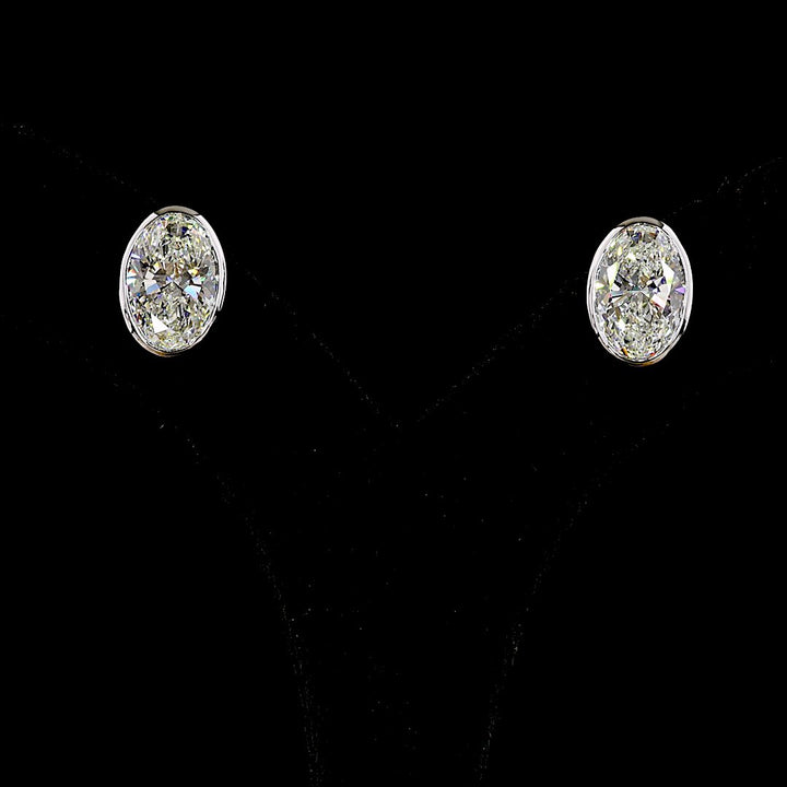 14kt White Gold Lab Diamond Studs
