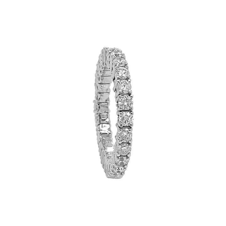 18kt White Gold Diamond Band