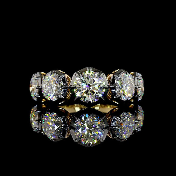 14kt Yellow Gold Lab Diamond Ring