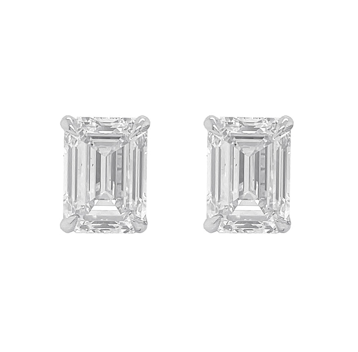 18kt White Gold Lab Diamond Earrings