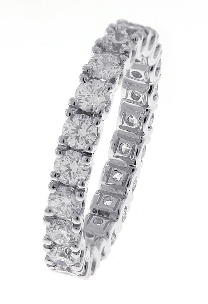 18kt White Gold Diamond Eternity Band