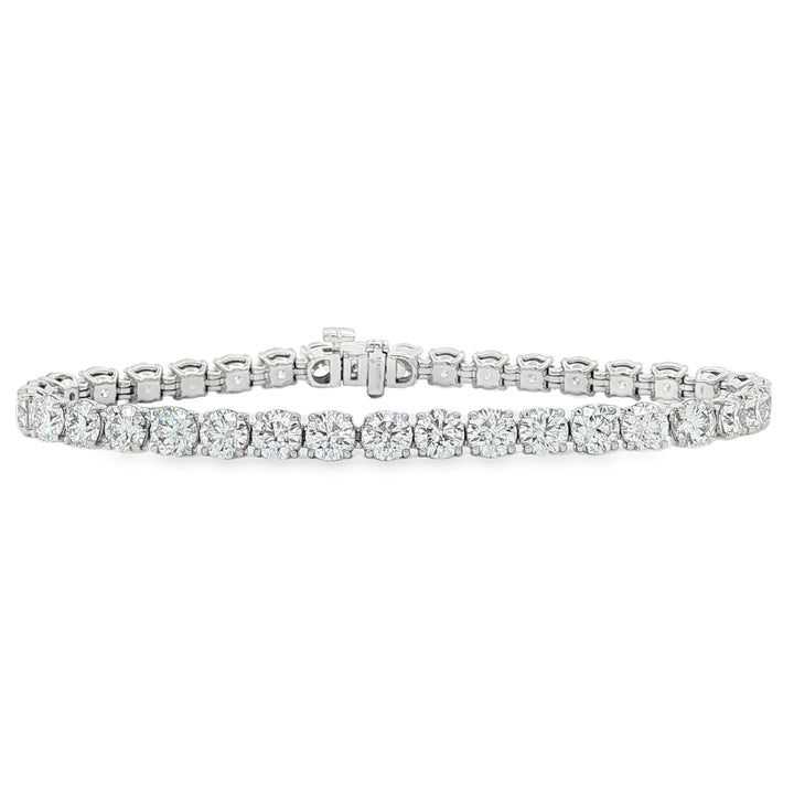 14kt White Gold Lab Diamond Tennis Bracelet