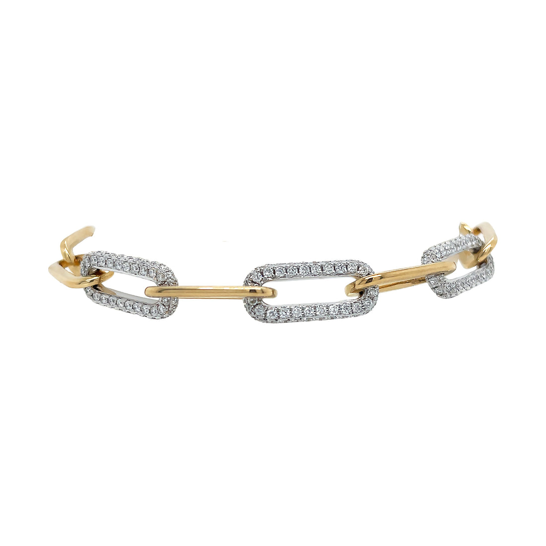 18kt Yellow Gold Diamond Bracelet