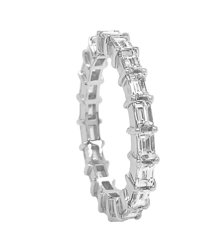 18kt White Gold Diamond Eternity Band