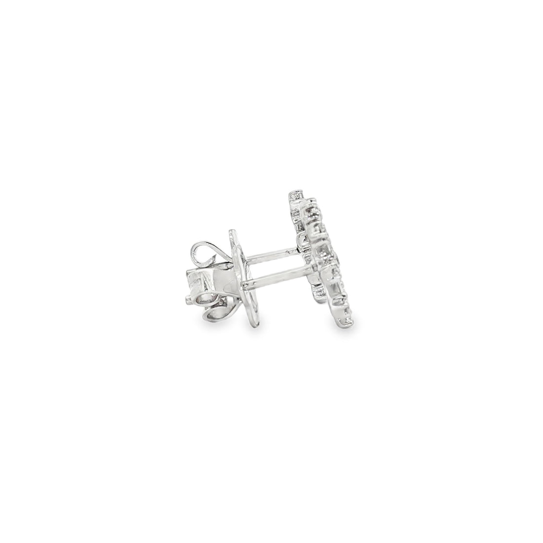 14kt White Gold Diamond Earrings
