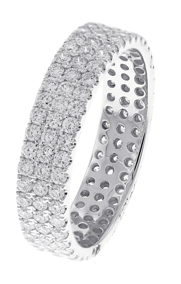 18kt White Gold Diamond Eternity Band