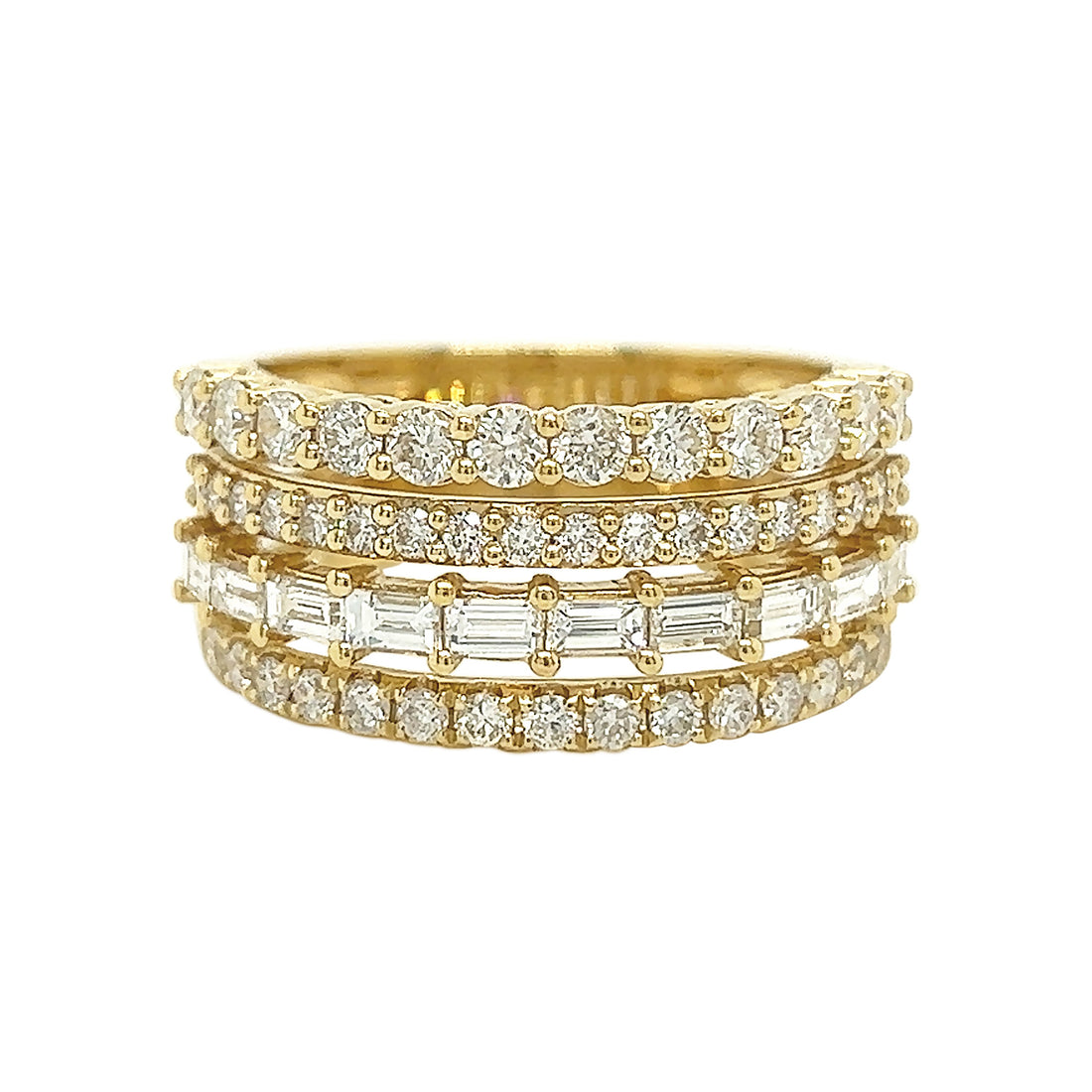 18kt Yellow Gold Diamond Ring