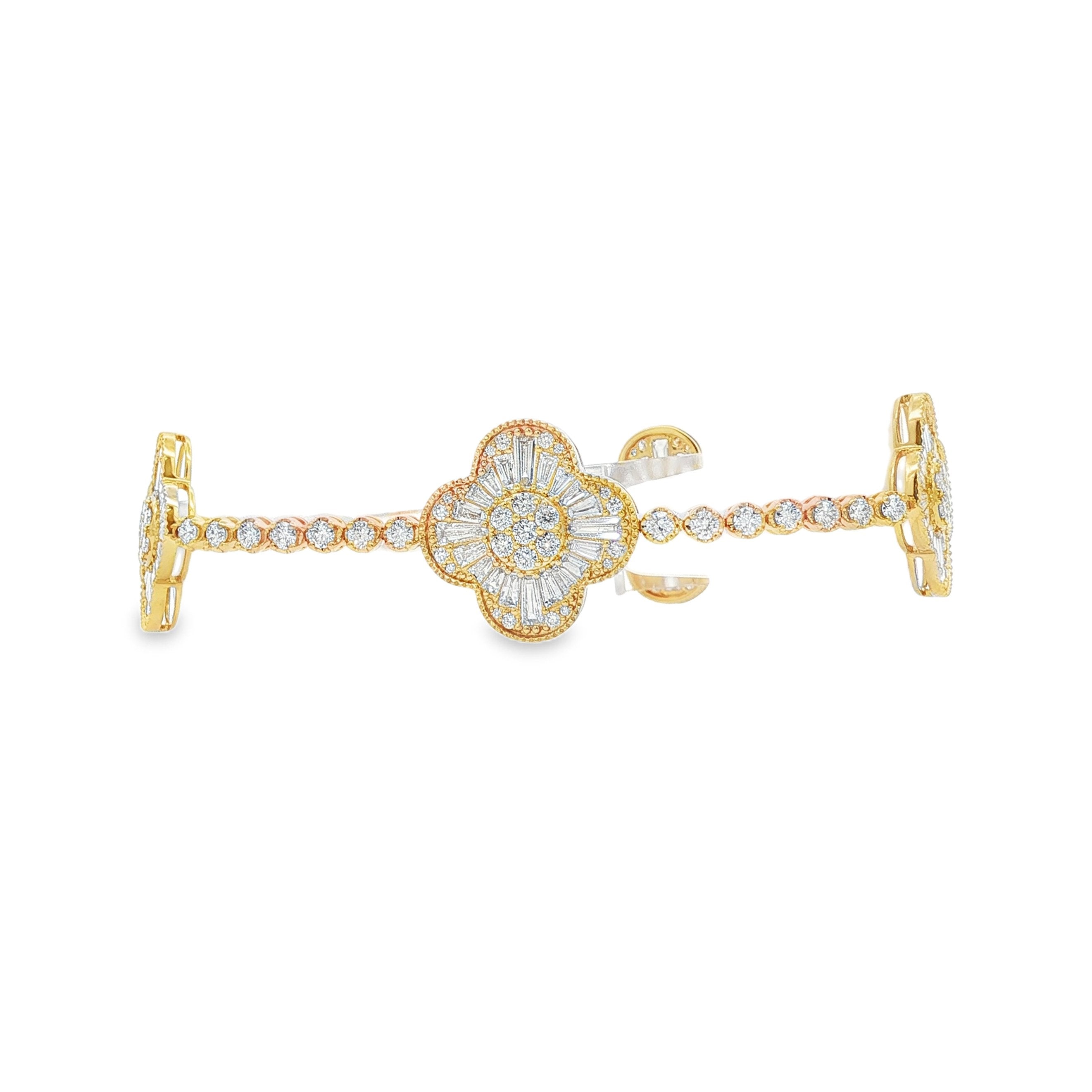 18kt Yellow Gold Diamond Bracelet