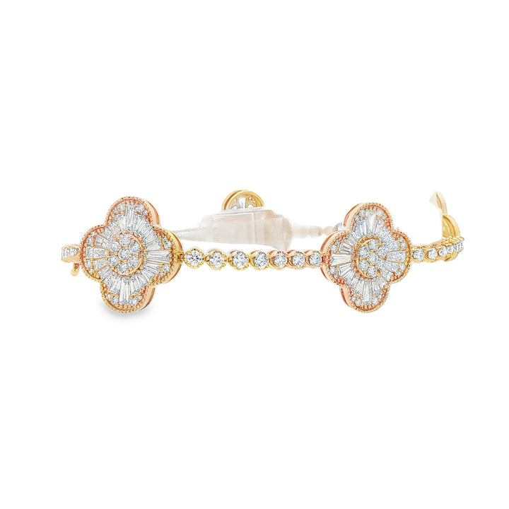 18kt Yellow Gold Diamond Bracelet