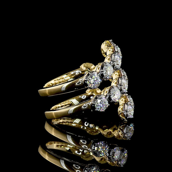 14kt Yellow Gold Lab Diamond Ring