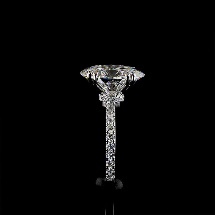 14kt White Gold Lab Diamond Ring