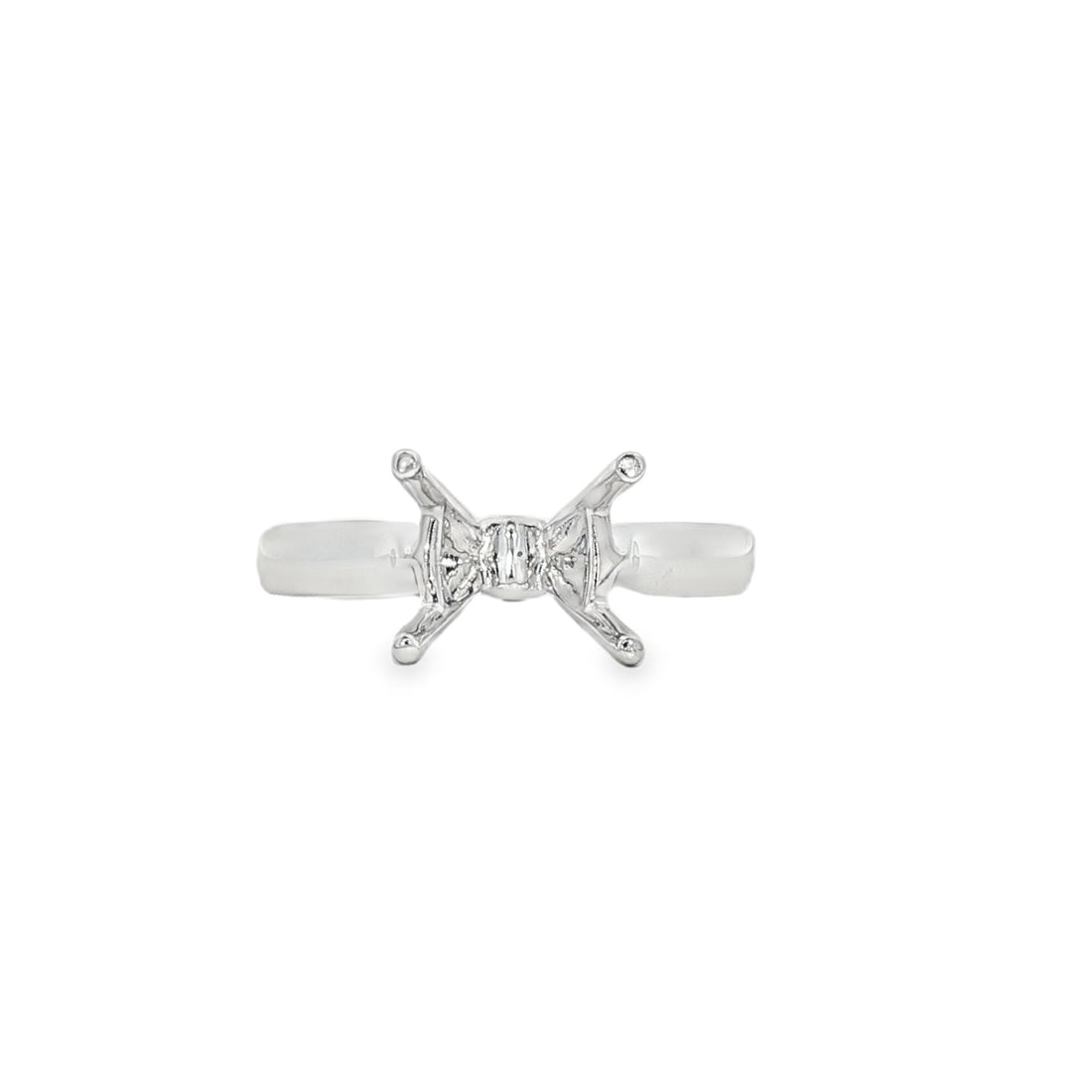 18kt White Gold Diamond Semi-Mount