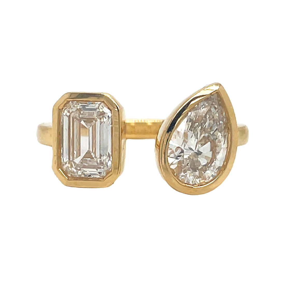 14kt Yellow Gold Lab Diamond Ring