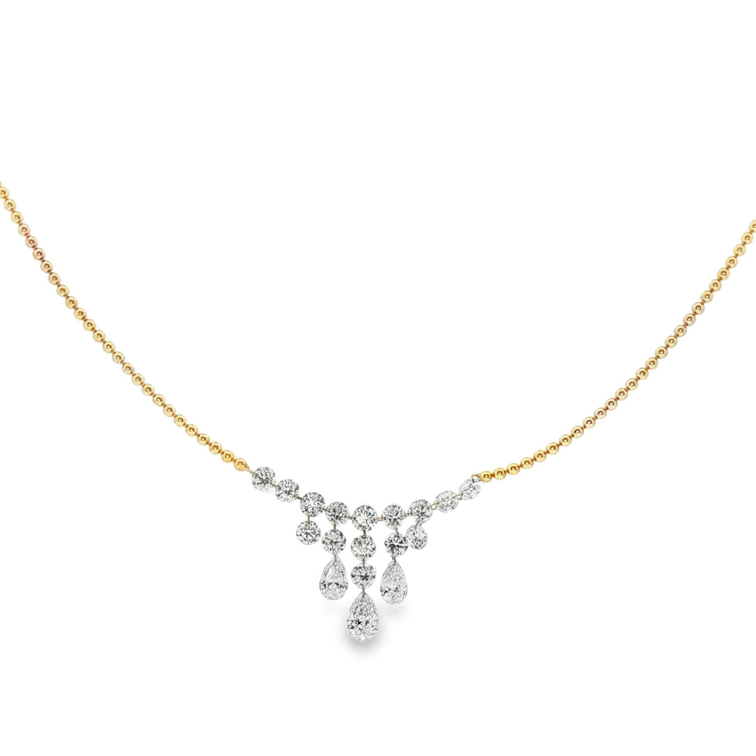 14kt White Gold Lab Diamond Pendant