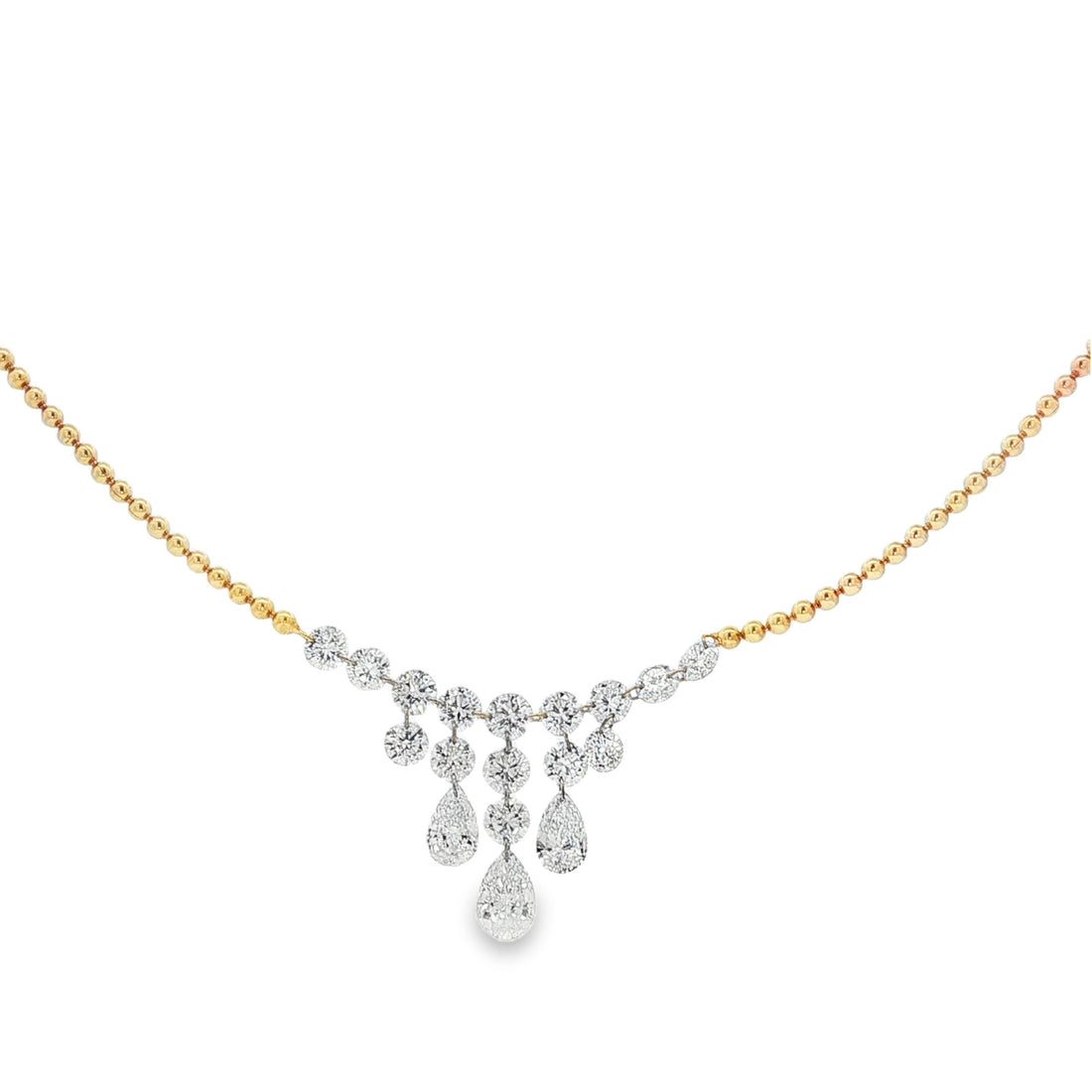14kt White Gold Lab Diamond Pendant