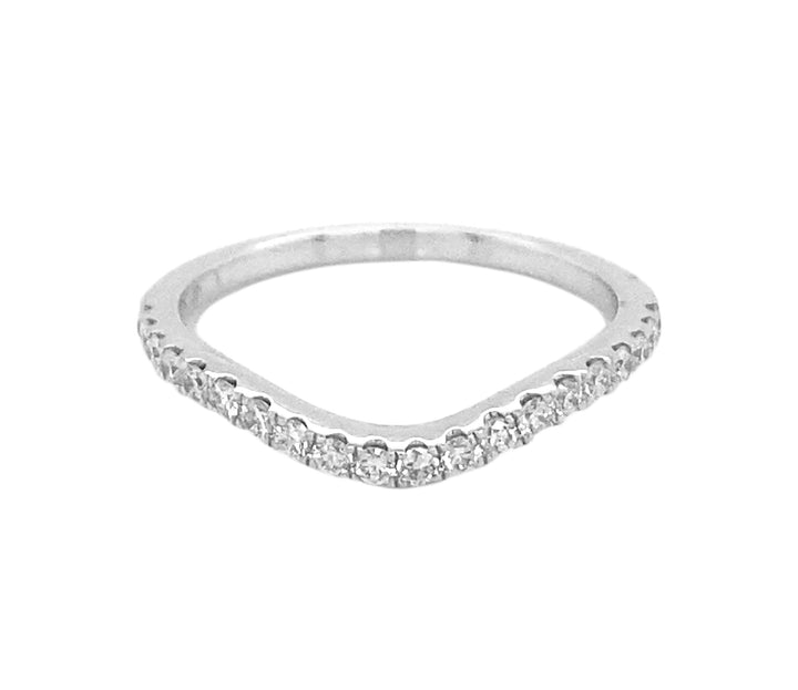 18kt White Gold Diamond Band