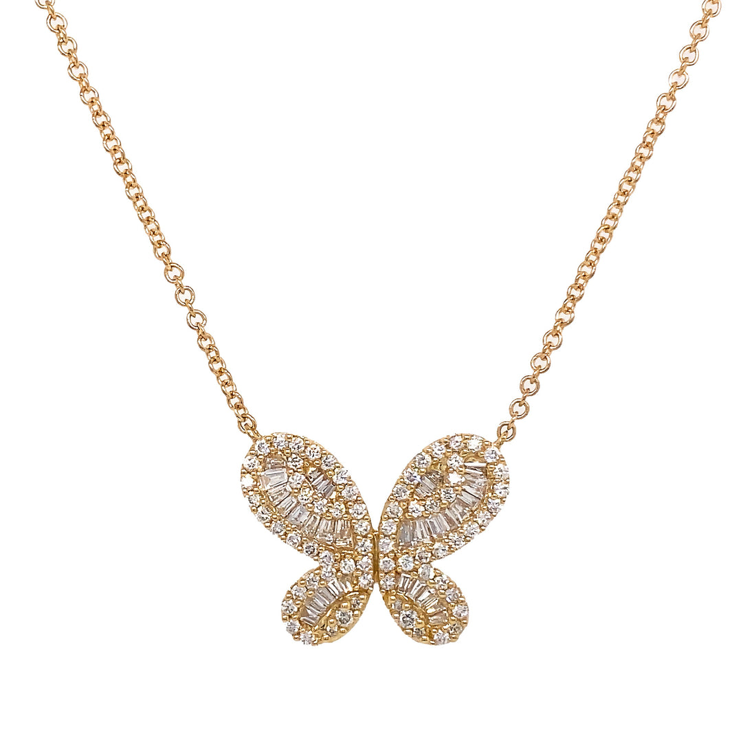 18kt Yellow Gold Diamond Pendant