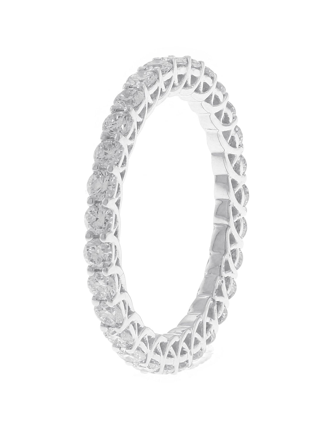 18kt White Gold Diamond Eternity Band