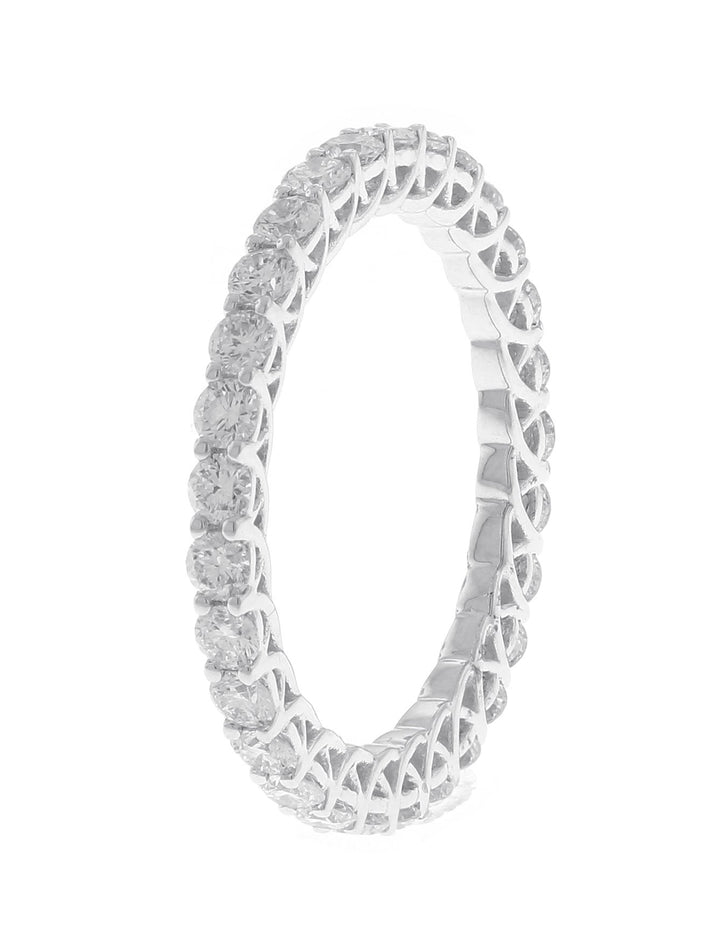 18kt White Gold Diamond Eternity Band