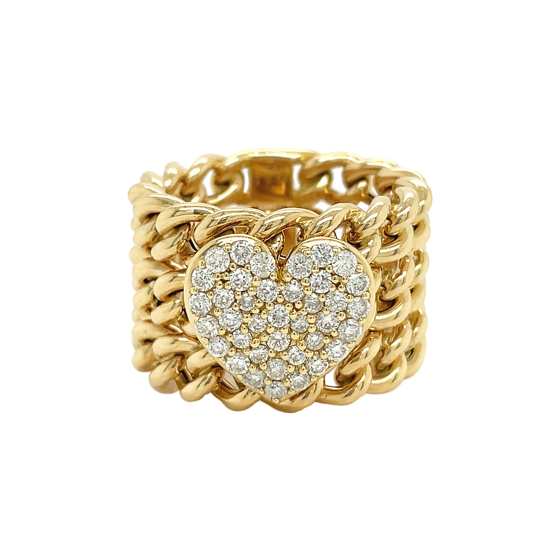 18kt Yellow Gold Diamond Ring