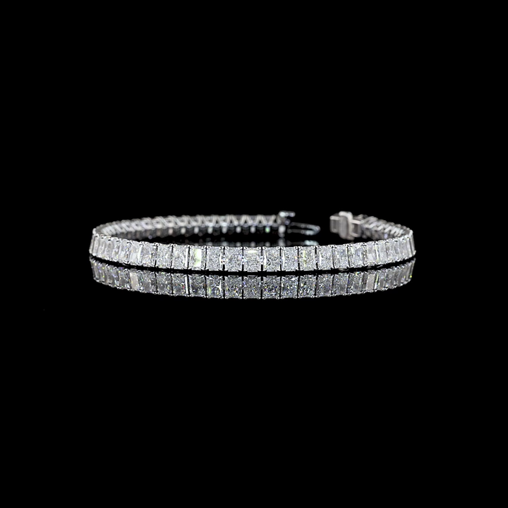 14kt White Gold Lab Diamond Tennis Bracelet