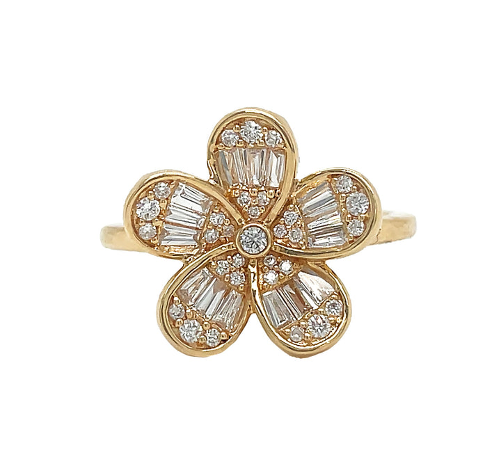18kt Yellow Gold Diamond Ring