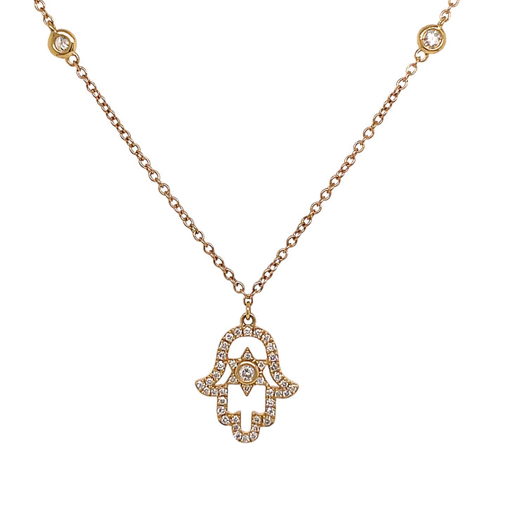 18kt Yellow Gold Diamond Pendant
