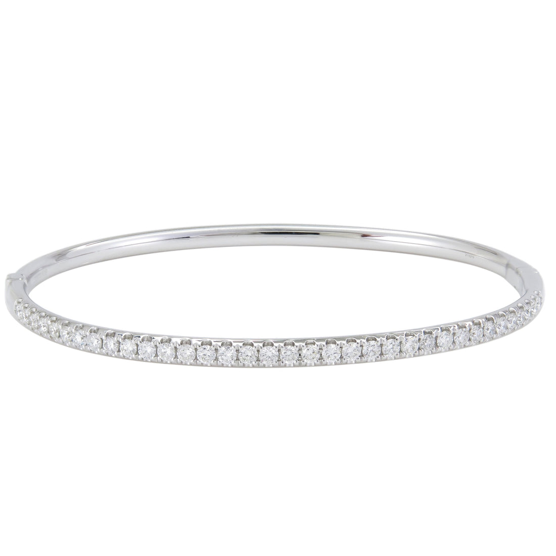 18kt White Gold Diamond Bangle