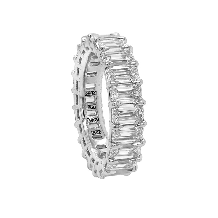 Platinum Lab Diamond Eternity Band