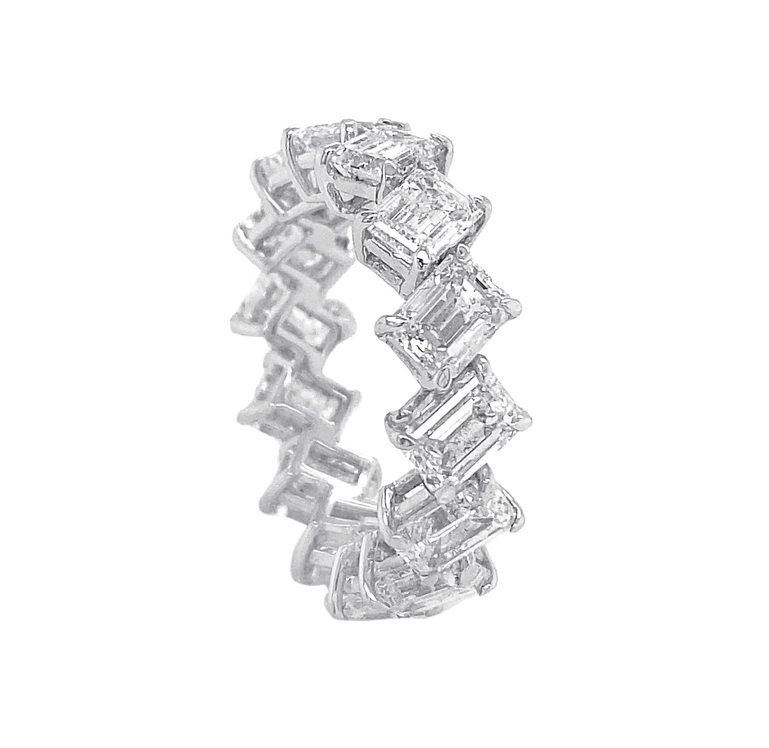 18kt White Gold Diamond Eternity Band