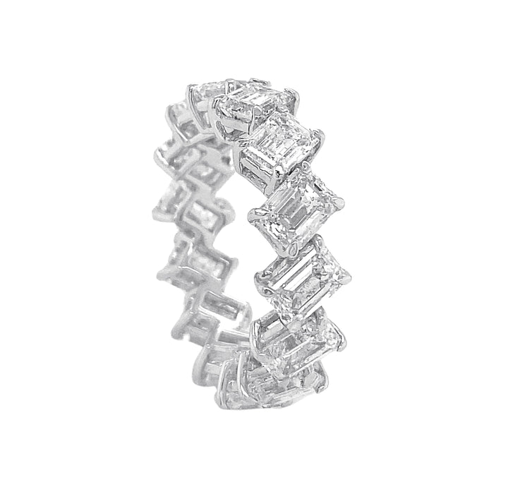 18kt White Gold Diamond Eternity Band