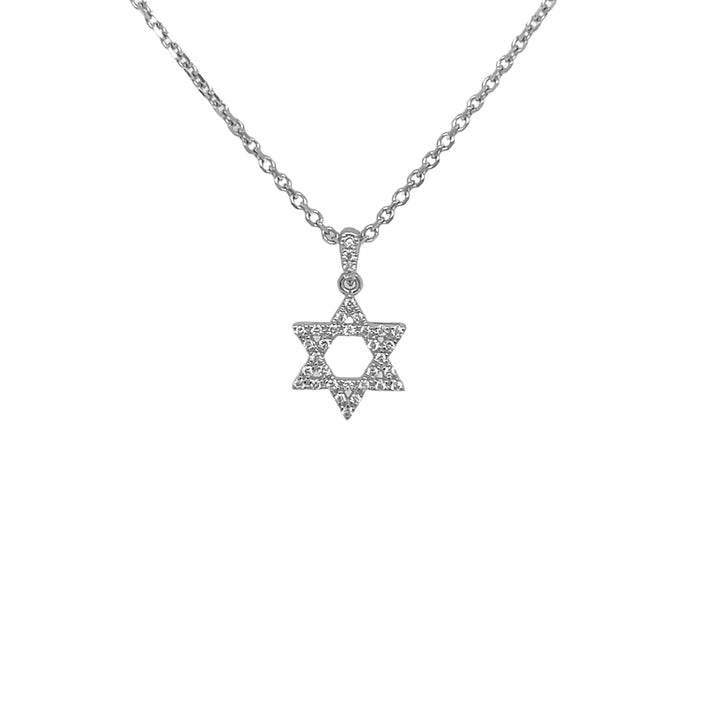 18kt White Gold Diamond Pendant