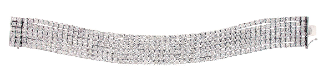 18kt White Gold Diamond Bracelet