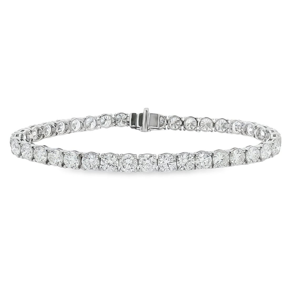 14kt White Gold Lab Diamond Tennis Bracelet
