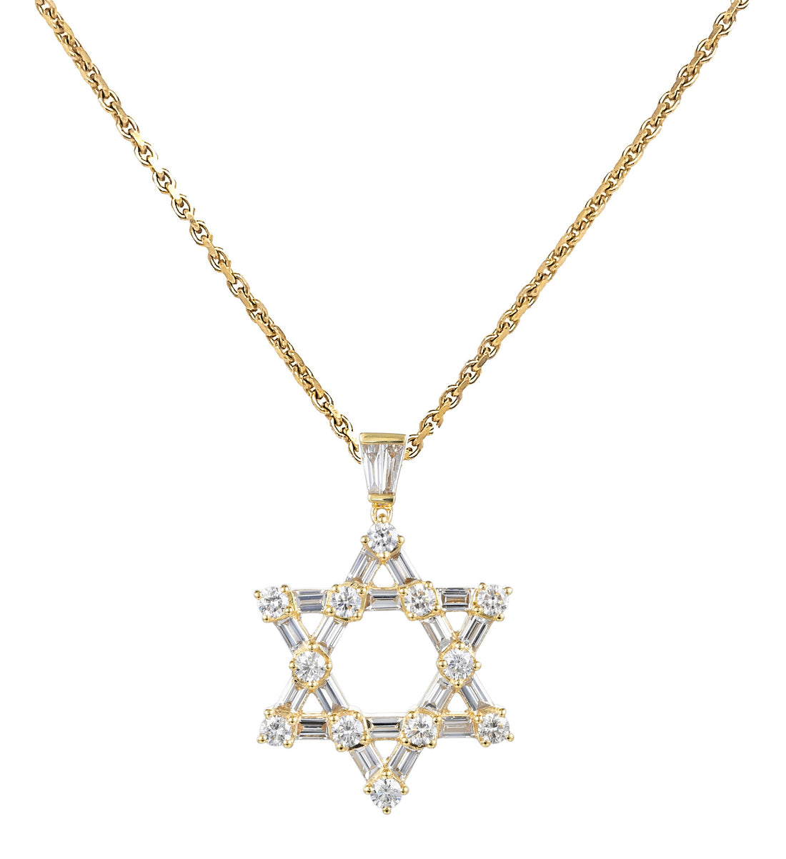 18kt Yellow Gold Diamond Pendant