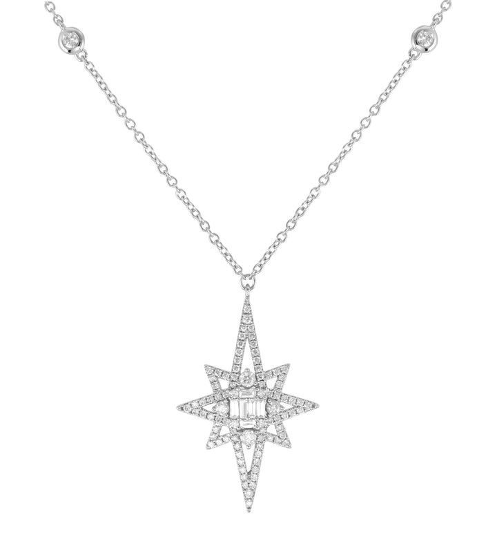 18kt White Gold Diamond Pendant