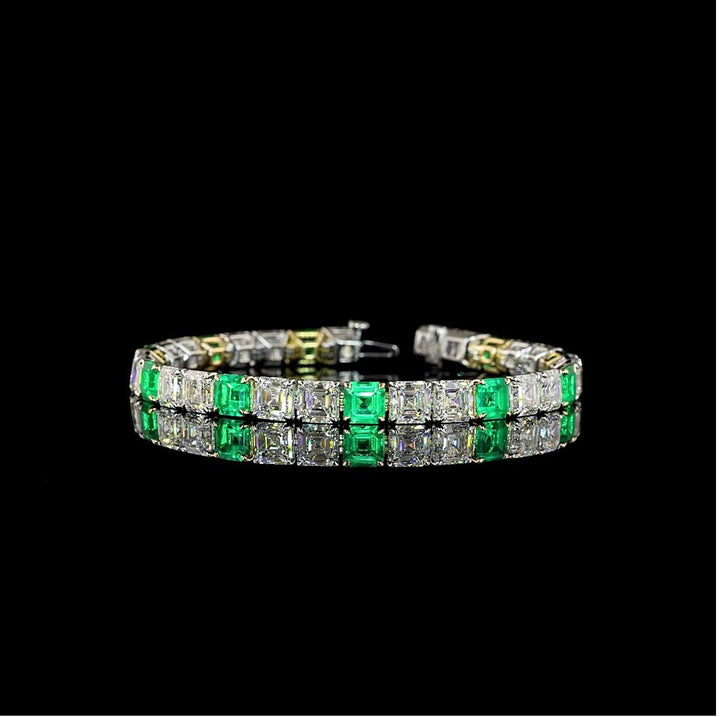 14kt White Gold Lab Diamond Bracelet