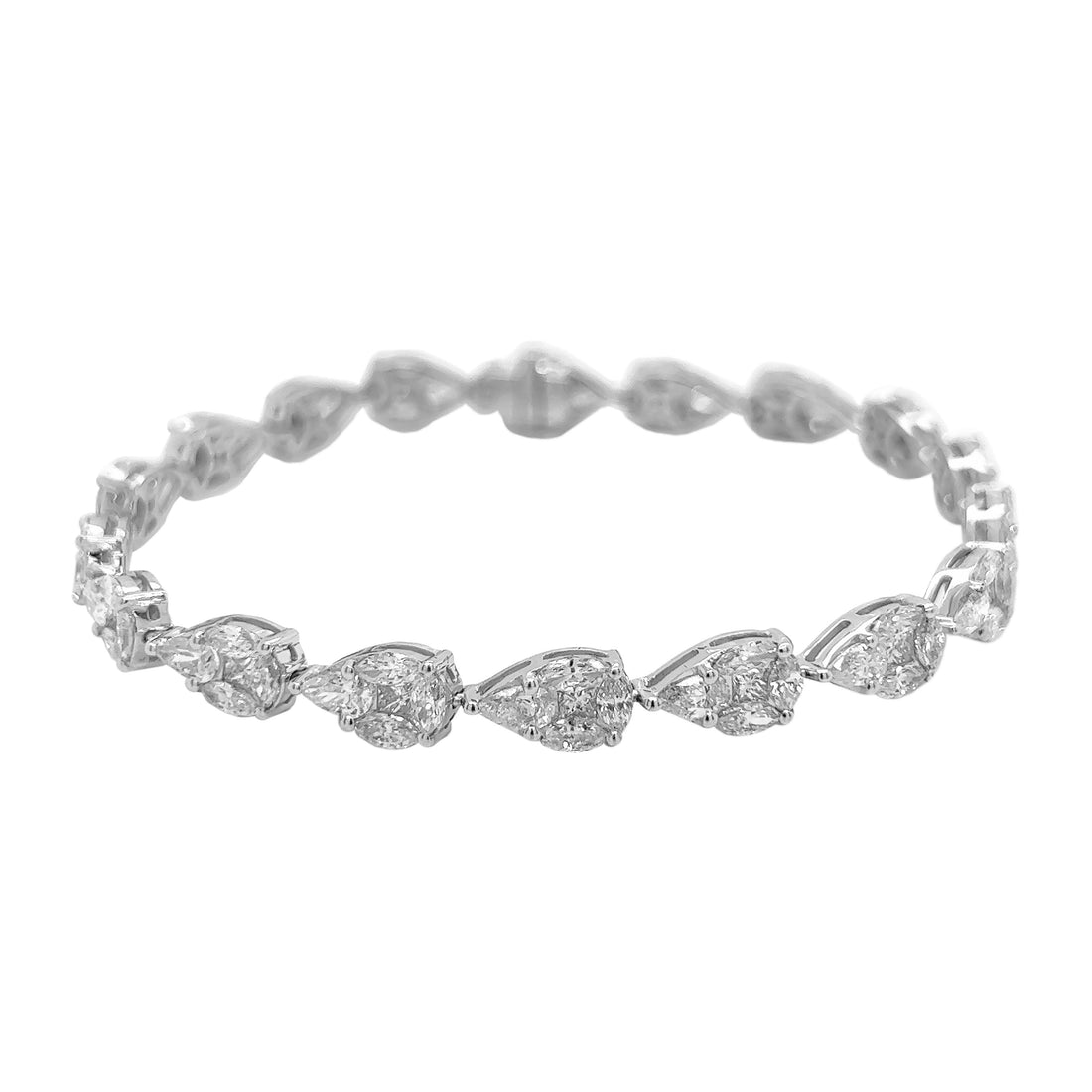 18kt White Gold Diamond Bracelet