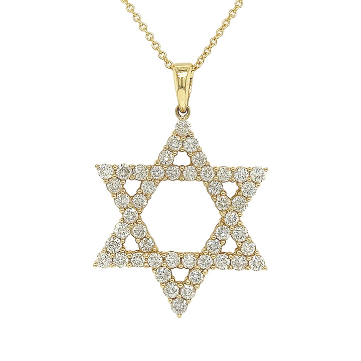 18kt Yellow Gold Diamond Pendant