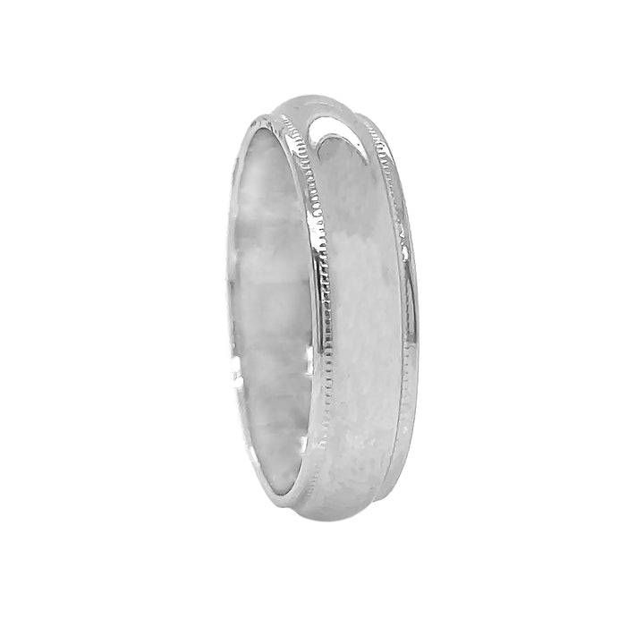 18kt White Gold Band