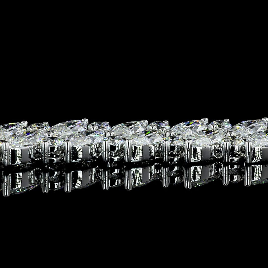 14kt White Gold Lab Diamond Necklace