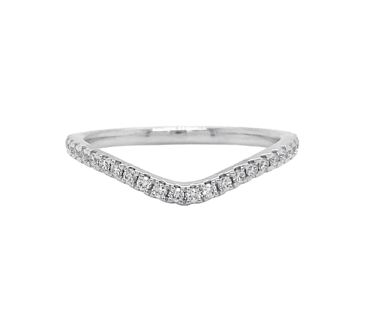 18kt White Gold Diamond Band