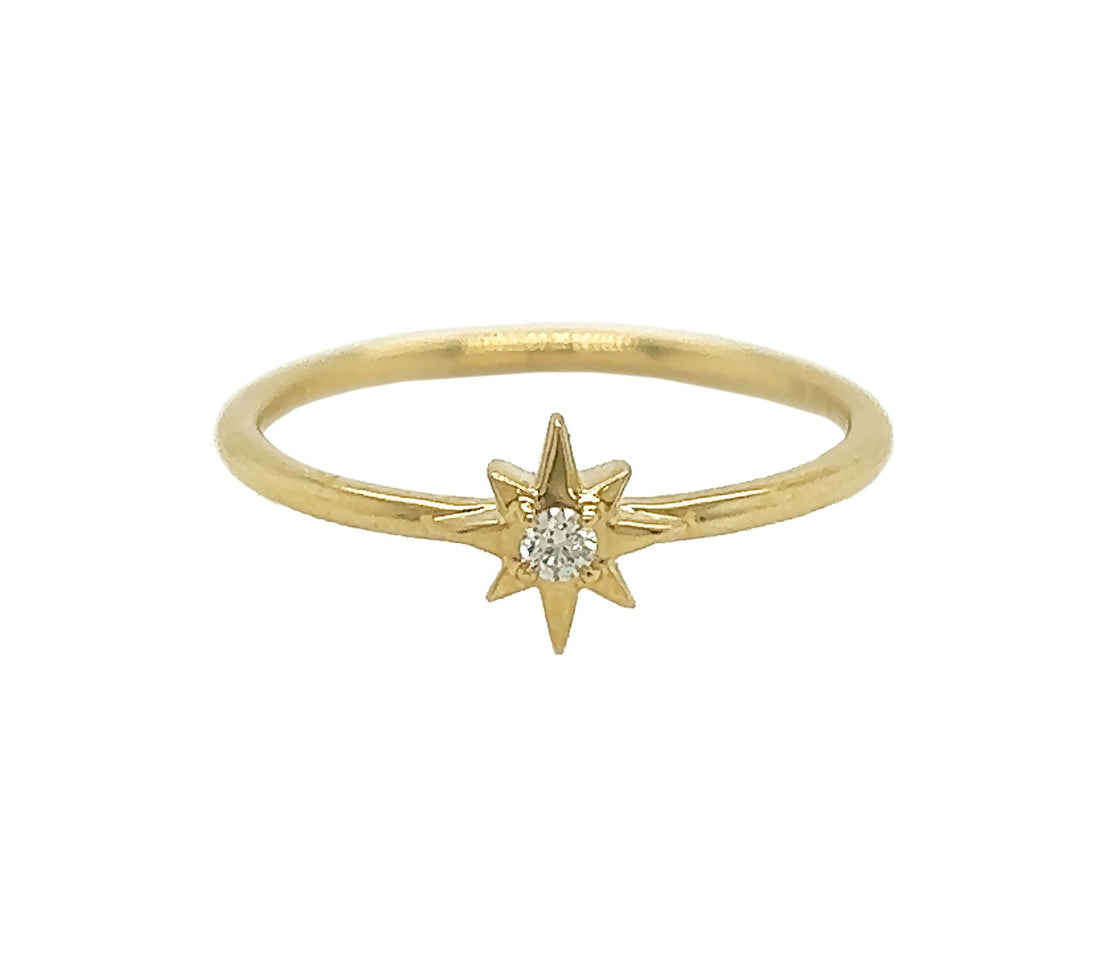 14kt Yellow Gold Diamond Ring