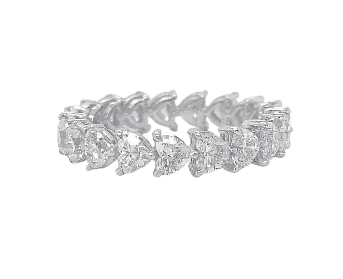 18kt White Gold Diamond Band