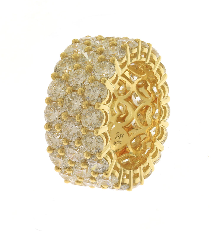 18kt Yellow Gold Diamond Band