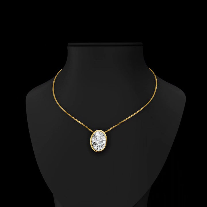 14kt Yellow Gold Lab Diamond Pendant