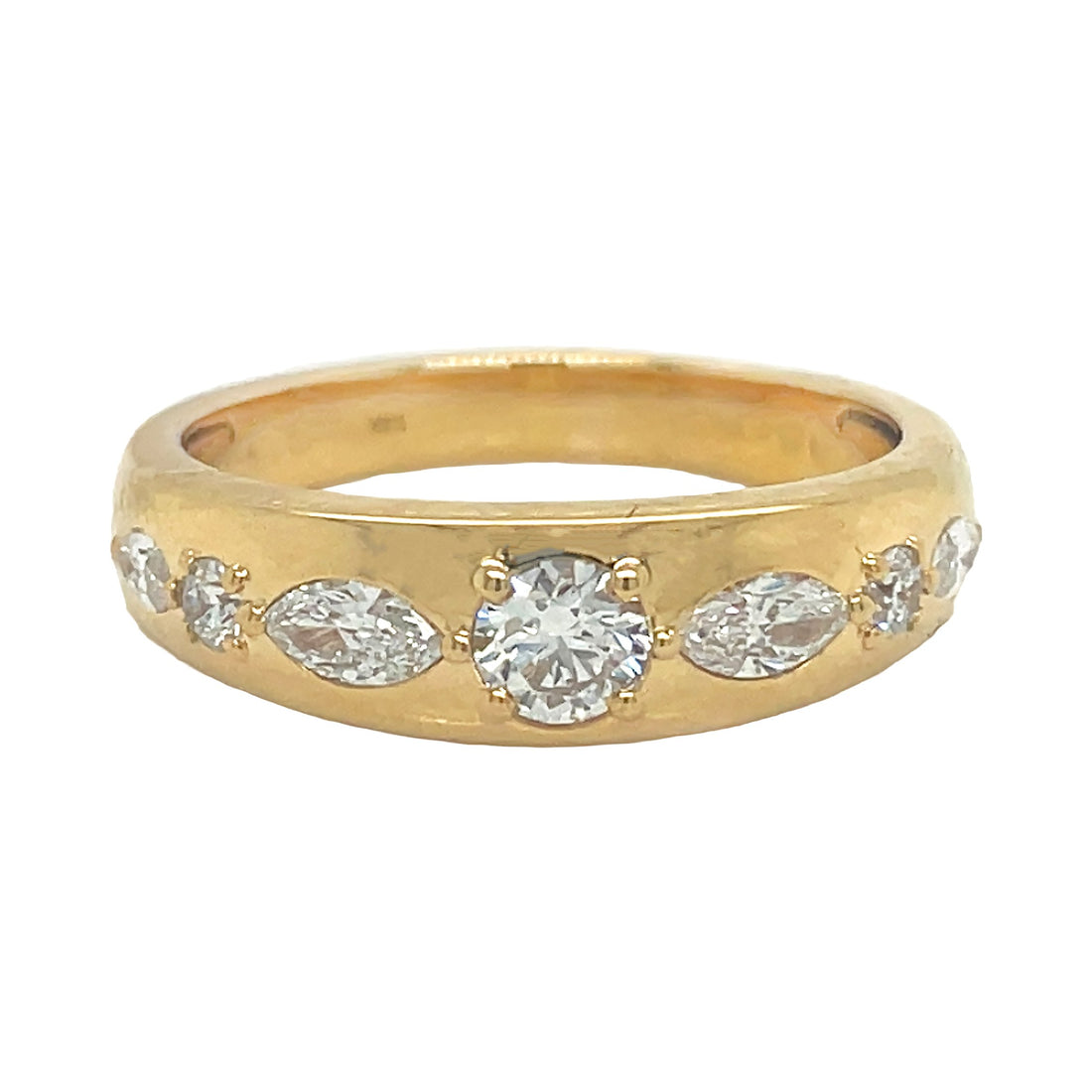 14kt Yellow Gold Lab Diamond Band