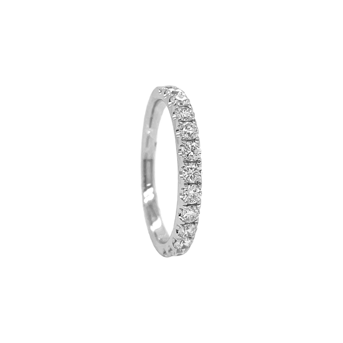 18kt White Gold Diamond Band